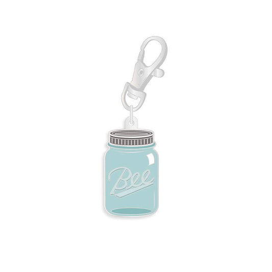 DEAL Lori Holt Enamel Happy Charm ST-34993 Jar - Riley Blake Designs - Canning Bottle - Approx.  1 1/2" x 2"