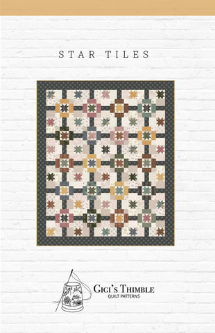 SALE Star Tiles Quilt PATTERN P042 by Amber Johnson - Riley Blake Designs - INSTRUCTIONS Only - Piecing - Multiple Sizes