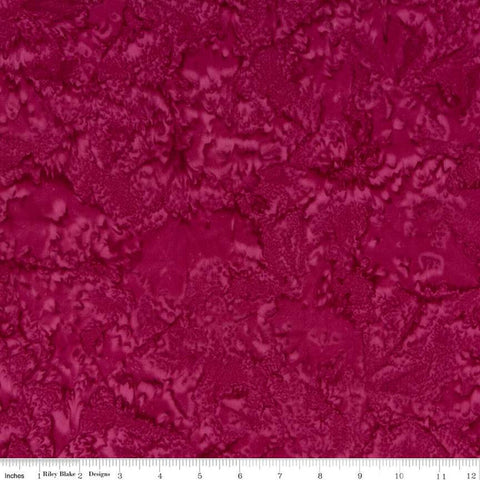 Batiks Expressions Hand-Dyes BTHH122 Soft Wine - Riley Blake Designs - Hand-Dyed Print - Quilting Cotton