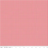 DEAL Gone Glamping PRINTED Gingham C14795 Red - Riley Blake Designs - 1/8" Checks Check Checkered Camping - Quilting Cotton Fabric
