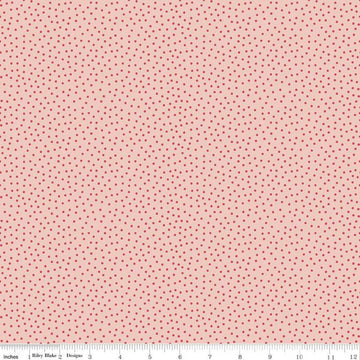 SALE Gone Glamping Dots C14796 Pink - Riley Blake Designs - Dot Dotted Camping - Quilting Cotton Fabric