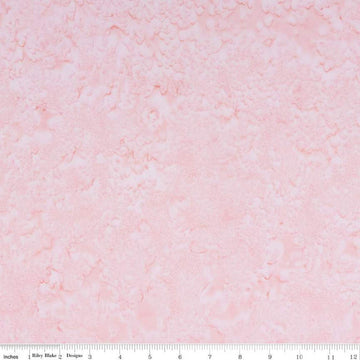Batiks Expressions Hand-Dyes BTHH114 Soft Pink - Riley Blake Designs - Hand-Dyed Print - Quilting Cotton Fabric