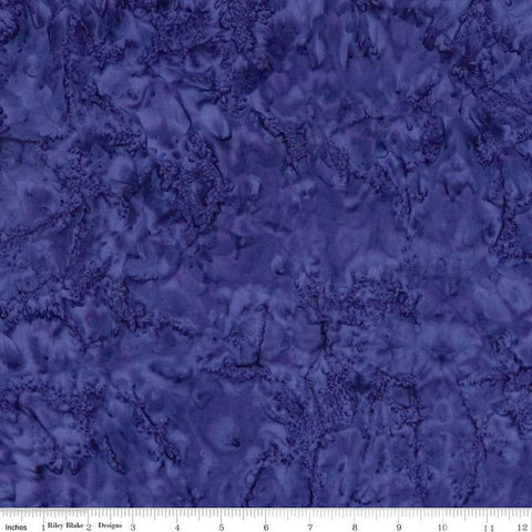 SALE Batiks Expressions Hand-Dyes BTHH107 Purple 1 - Riley Blake Designs - Hand-Dyed Print - Quilting Cotton Fabric