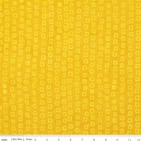 SALE Batiks Expressions That Summer Feelin' BTHH1210 Sunray - Riley Blake Designs - Hand-Dyed Tjaps Print - Quilting Cotton