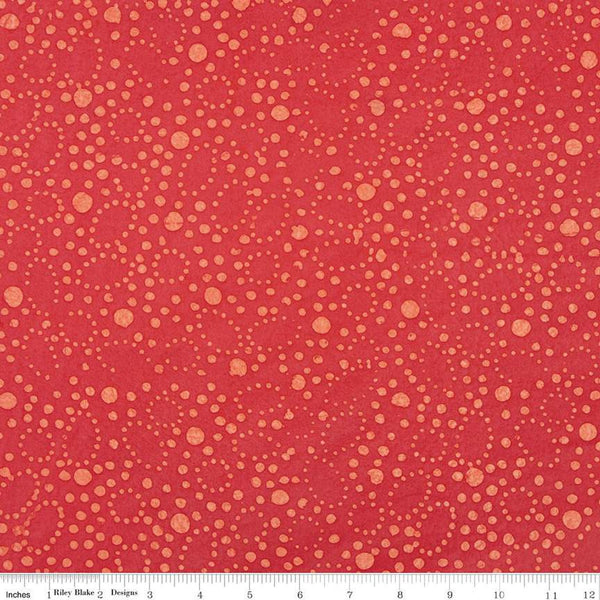 SALE Batiks Expressions That Summer Feelin' BTHH1199 Cherry Limeade - Riley Blake Designs - Hand-Dyed Tjaps Print - Quilting Cotton