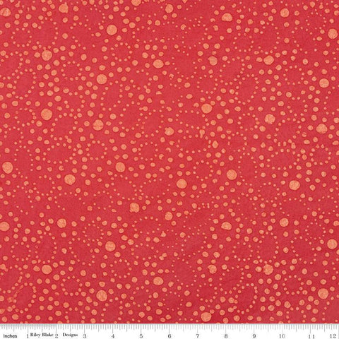 Batiks Expressions That Summer Feelin' BTHH1199 Cherry Limeade - Riley Blake Designs - Hand-Dyed Tjaps Print - Quilting Cotton