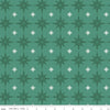 13" End of Bolt - Merry Little Christmas Starbursts C14843 Pine - Riley Blake Designs - Stars - Quilting Cotton Fabric