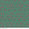 SALE Merry Little Christmas Holly C14845 Pine - Riley Blake Designs - Holly Berries - Quilting Cotton Fabric