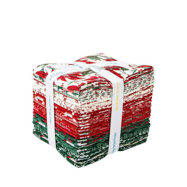 Merry Little Christmas Fat Quarter Bundle 25 pieces - Riley Blake Designs - Pre cut Precut - Quilting Cotton Fabric