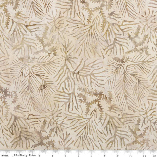 DEAL Batiks Expressions Breathe BTAP804 Ecru - Riley Blake Designs - Hand-Dyed Print - Quilting Cotton