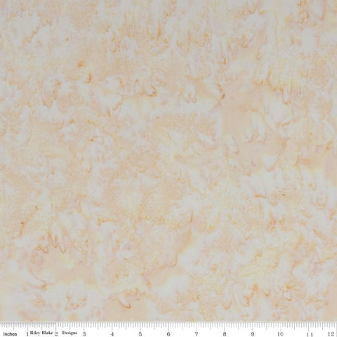 2 yard 9" End of Bolt - SALE Batiks Expressions WIDE BACK BTWB126 Pale Peach - Riley Blake - 107/108" Wide  - Quilting Cotton Fabric