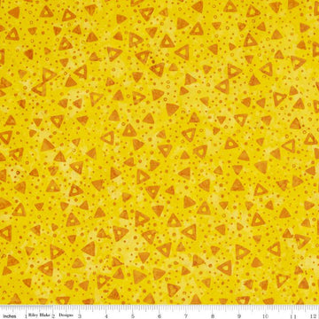 CLEARANCE Batiks Expressions Elementals BTHH552 Clementine - Riley Blake Designs - Hand-Dyed Tjap Print - Quilting Cotton Fabric
