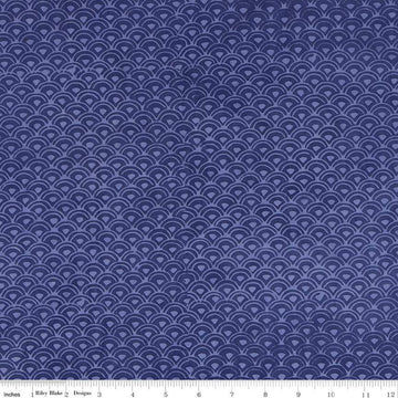 SALE Batiks Expressions Elementals BTHH547 Blueberry Fizz - Riley Blake Designs - Hand-Dyed Tjap Print - Quilting Cotton Fabric