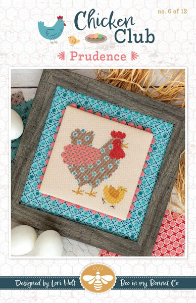 SALE Prudence Chicken Club #6 Cross Stitch Pattern P051-ISE - Riley Blake Designs - INSTRUCTIONS Only - It's Sew Emma - Counted Cross Stitch