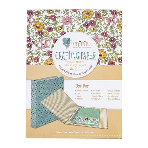 SALE Lori Holt Prairie Crafting Paper Pad ST-25505 - Riley Blake Designs - 8 1/2" x 11" - 26 Sheets