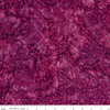 Batiks Expressions Elementals BTHH524 Magenta - Riley Blake Designs - Hand-Dyed Tjap Print - Quilting Cotton Fabric
