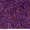 Fat Quarter End of Bolt - SALE Batiks Expressions Elementals BTHH513 Grape - Riley Blake - Hand-Dyed Tjap Print - Quilting Cotton Fabric