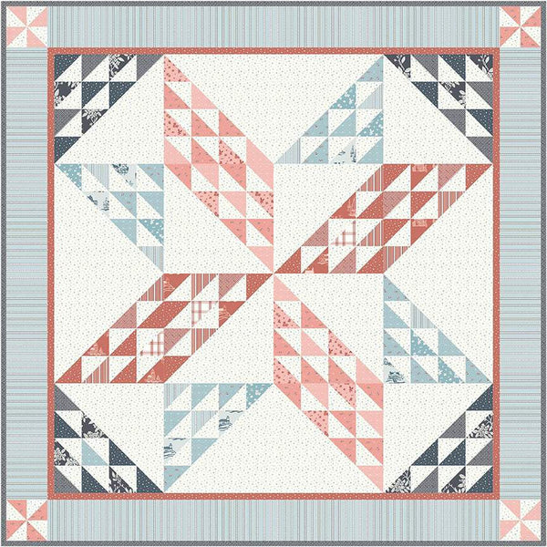 Sugarhouse Star Quilt PATTERN P123 by Amy Smart - Riley Blake Designs - INSTRUCTIONS Only - Piecing - 10" Stacker Friendly