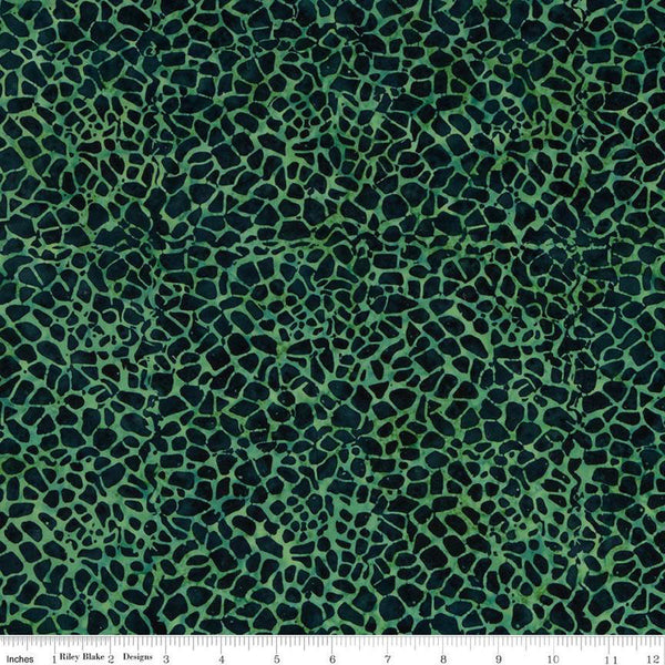 SALE Batiks Expressions Elementals BTHH512 Alligator - Riley Blake Designs - Hand-Dyed Tjap Print - Quilting Cotton Fabric