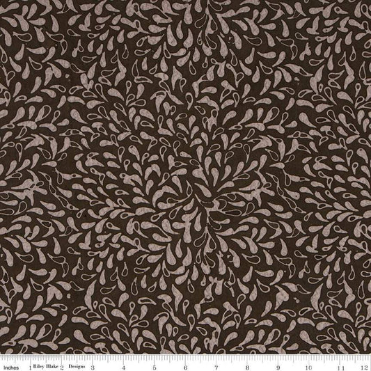 CLEARANCE Batiks Expressions Elementals BTHH508 Driftwood - Riley Blake Designs - Hand-Dyed Tjap Print - Quilting Cotton Fabric