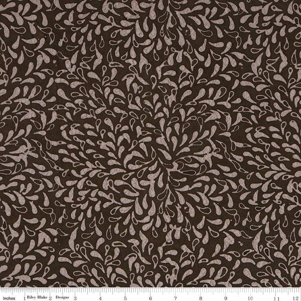 SALE Batiks Expressions Elementals BTHH508 Driftwood - Riley Blake Designs - Hand-Dyed Tjap Print - Quilting Cotton Fabric