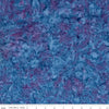 18" End of Bolt - SALE Batiks Expressions Hand-Dyes BTHH246 Violet Blue Multi 1 - Riley Blake Designs - Hand-Dyed Print - Quilting Cotton