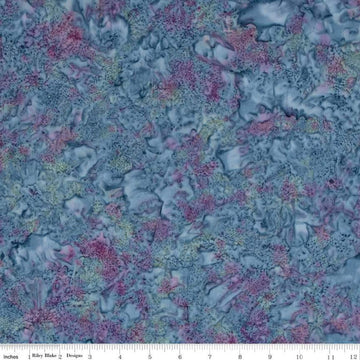 SALE Batiks Expressions Hand-Dyes BTHH243 Violet Blue Multi - Riley Blake Designs - Hand-Dyed Print - Quilting Cotton Fabric