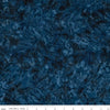 12" End of Bolt - CLEARANCE Batiks Expressions Hand-Dyes BTHH242 Blue Multi 2 - Riley Blake - Hand-Dyed Print - Quilting Cotton Fabric