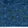 CLEARANCE Batiks Expressions Hand-Dyes BTHH241 Blue Multi 1 - Riley Blake Designs - Hand-Dyed Print - Quilting Cotton Fabric