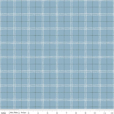 Countryside Plaid C14535 Blue by Riley Blake Designs - Quilting Cotton Fabric