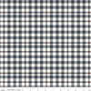 SALE BloomBerry Plaid C14605 Midnight - Riley Blake Designs - Midnight/Cream Plaid - Quilting Cotton Fabric