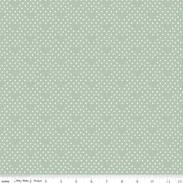 SALE BloomBerry Dots C14606 Mint - Riley Blake Designs - Dot Dotted Lattice Pattern - Quilting Cotton Fabric