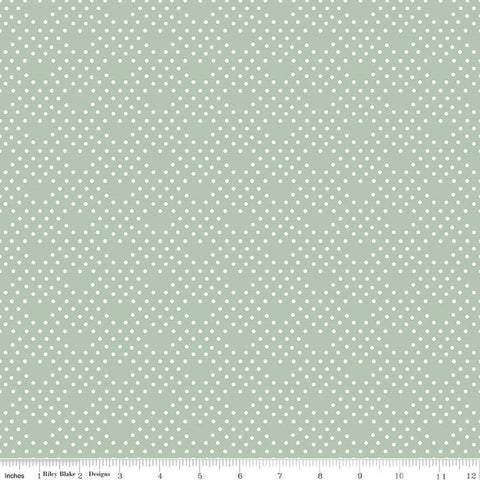 BloomBerry Dots C14606 Mint by Riley Blake Designs - Dot Dotted Lattice Pattern - Quilting Cotton Fabric