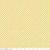 12" End of Bolt - BloomBerry PRINTED Gingham C14607 Yellow - Riley Blake Designs - Yellow/Cream Diagonal Plaid - Quilting Cotton Fabric