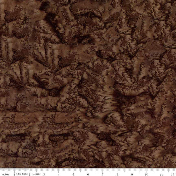 SALE Batiks Expressions Hand-Dyes BT21000-149 Chocolate - Riley Blake Designs - Hand-Dyed Print - Quilting Cotton