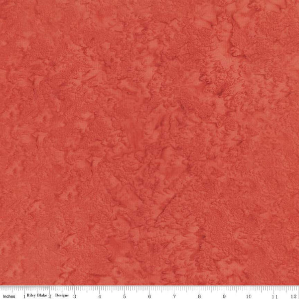 SALE Batiks Expressions Hand-Dyes BT21000-239 Red Fox  - Riley Blake Designs - Hand-Dyed Print - Quilting Cotton