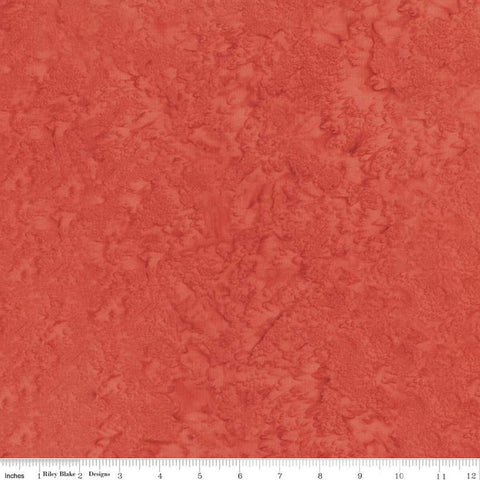 SALE Batiks Expressions Hand-Dyes BT21000-239 Red Fox  - Riley Blake Designs - Hand-Dyed Print - Quilting Cotton