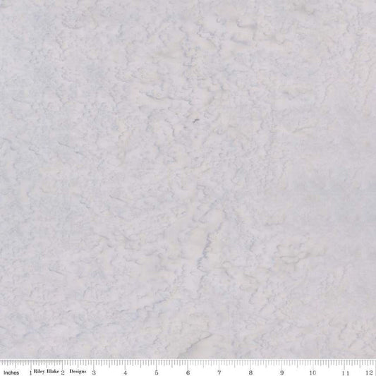 SALE Batiks Expressions Hand-Dyes BT21000-150 Fog Gray - Riley Blake Designs - Hand-Dyed Print - Quilting Cotton
