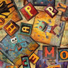 DEAL MINKY Creepin' It Real Halloween Patchwork 60" Wide 30388 Gold - QT Fabrics -  - 100% Polyester