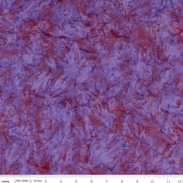 SALE Batiks Expressions Hand-Dyes BTHH218 Violet Red Multi - Riley Blake Designs - Hand-Dyed Print - Quilting Cotton Fabric