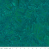 23" End of Bolt - SALE Batiks Expressions Hand-Dyes BT21000-277 Tempo Teal  - Riley Blake Designs - Hand-Dyed Print - Quilting Cotton