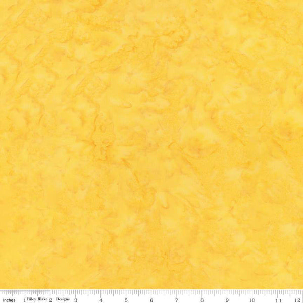 SALE Batiks Expressions Hand-Dyes BT21000-255 Sunshine - Riley Blake Designs - Hand-Dyed Print - Quilting Cotton