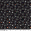 Beggar's Night Spiderwebs GC14502 Black GLOW in the DARK - Riley Blake Designs - Halloween Spiders Webs - Quilting Cotton Fabric