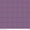 SALE Beggar's Night Fangs C14506 Purple - Riley Blake Designs - Halloween Vampire Teeth - Quilting Cotton Fabric