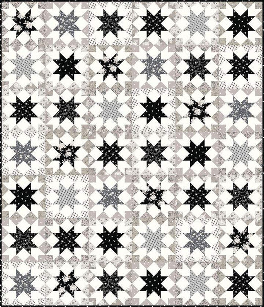 SUPER DEAL! Starbursts Quilt PaTTERN P124 - Gerri Robinson - Riley Blake - INSTRUCTIONS Only - One Pattern Four Quilts - Sizes May Vary