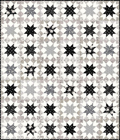 SALE Starbursts Quilt PATTERN P124 by Gerri Robinson - Riley Blake Designs - INSTRUCTIONS Only - One Pattern Four Quilts - Sizes May Vary