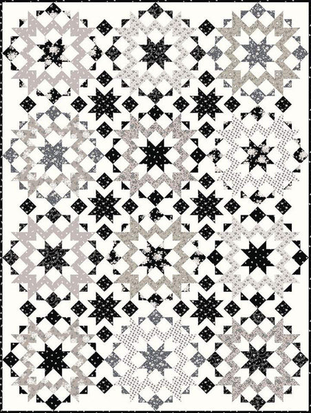 SALE Starbursts Quilt PATTERN P124 by Gerri Robinson - Riley Blake Designs - INSTRUCTIONS Only - One Pattern Four Quilts - Sizes May Vary