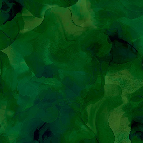 SALE Aura Watercolor Blender 30198 Evergreen - QT Fabrics - Quilting Cotton Fabric