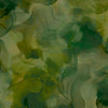 Fat Quarter End of Bolt - SALE Aura Watercolor Blender 30198 Olive - QT Fabrics - Quilting Cotton Fabric