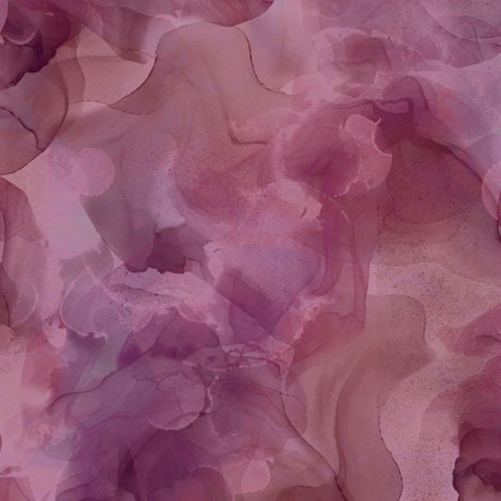 SALE Aura Watercolor Blender 30198 Mulberry - QT Fabrics - Quilting Cotton Fabric